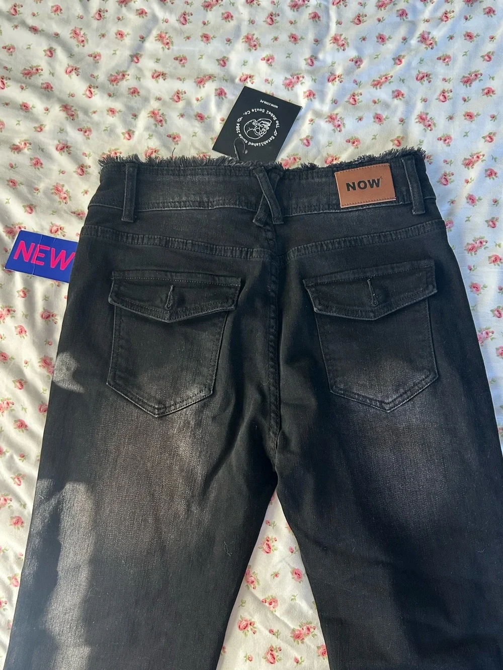 Black High-Waist Flare Jeans